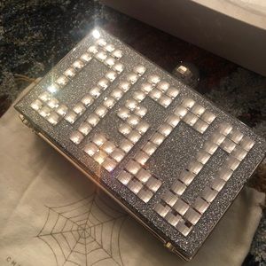 CHARLOTTE OLYMPIA Disco Pandora Perspex clutch